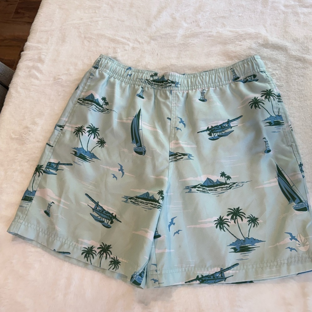 Tropical Print Swim Shorts